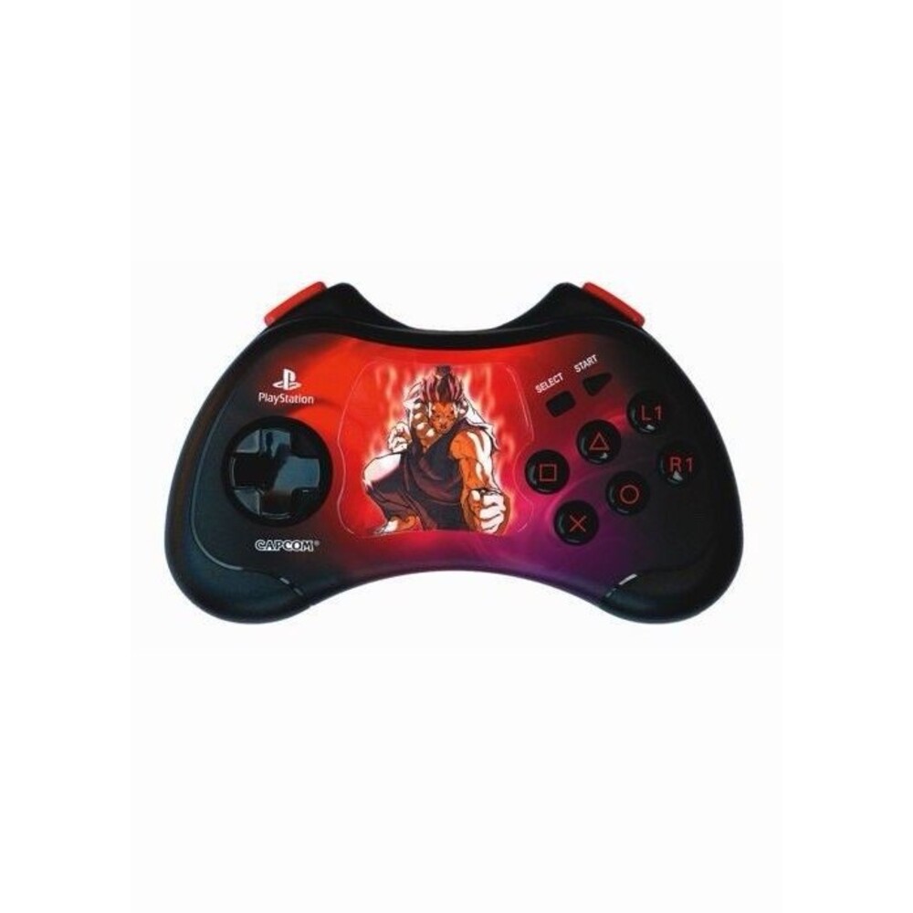 Sony Playstation 2 PS2 Street Fighter Anniversary Akuma Controller Complete CIB